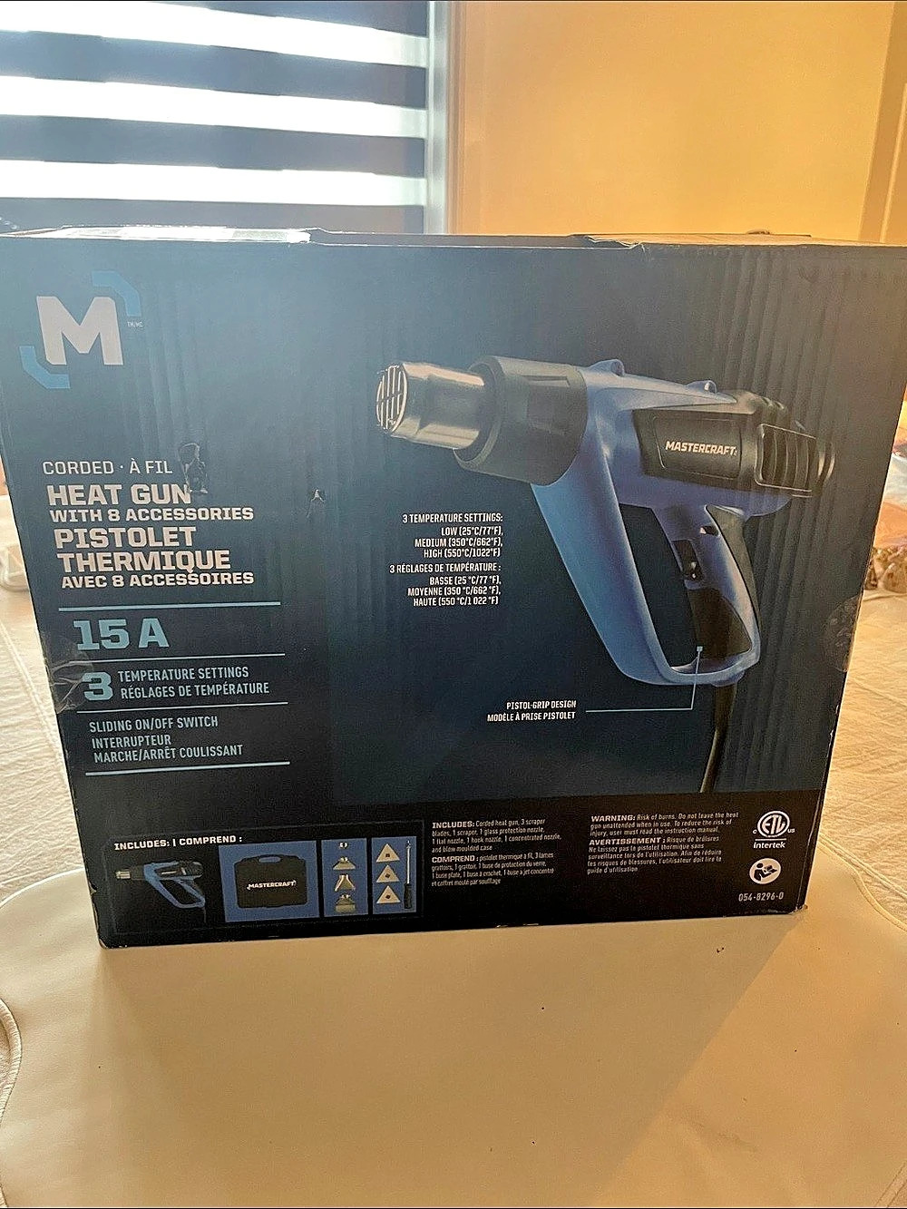 Mastercraft Heat Gun 1500W in Black NWT